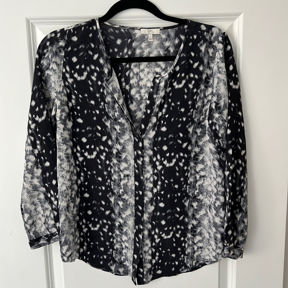 Joie small silk blouse